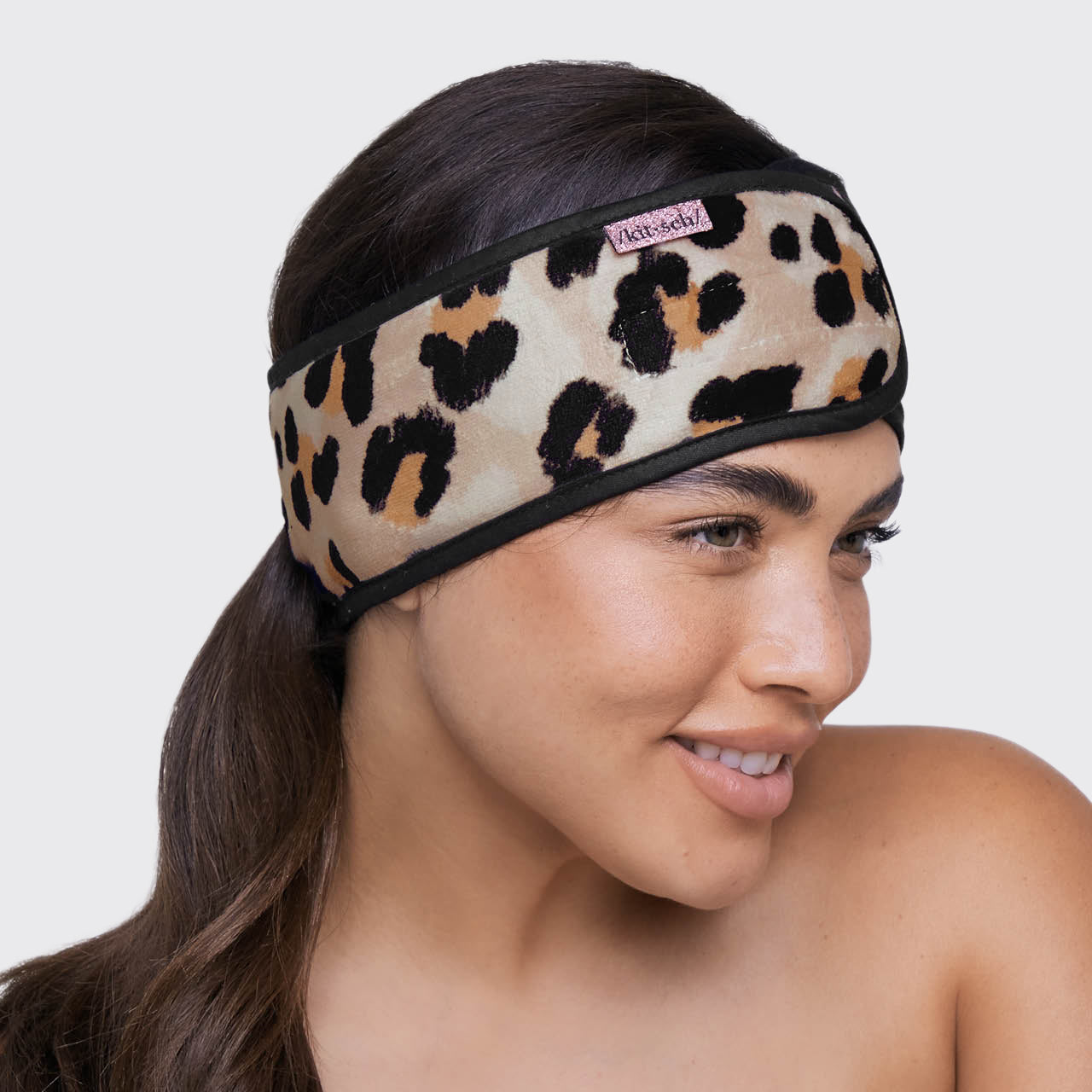 Microfiber Spa Headband - Leopard - Image 4