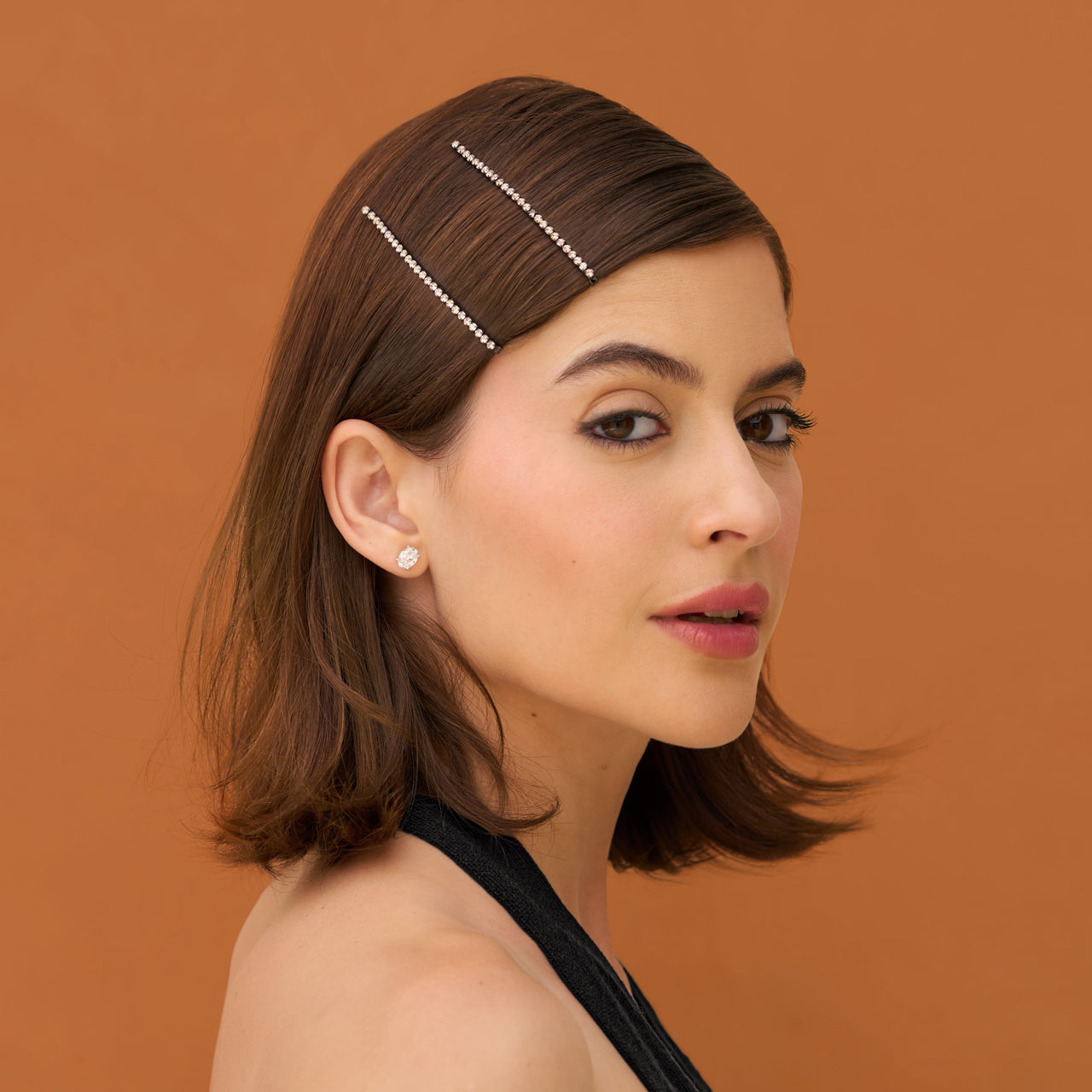 Ghost XL Metal Rhinestone Bobby Pins - Image 3