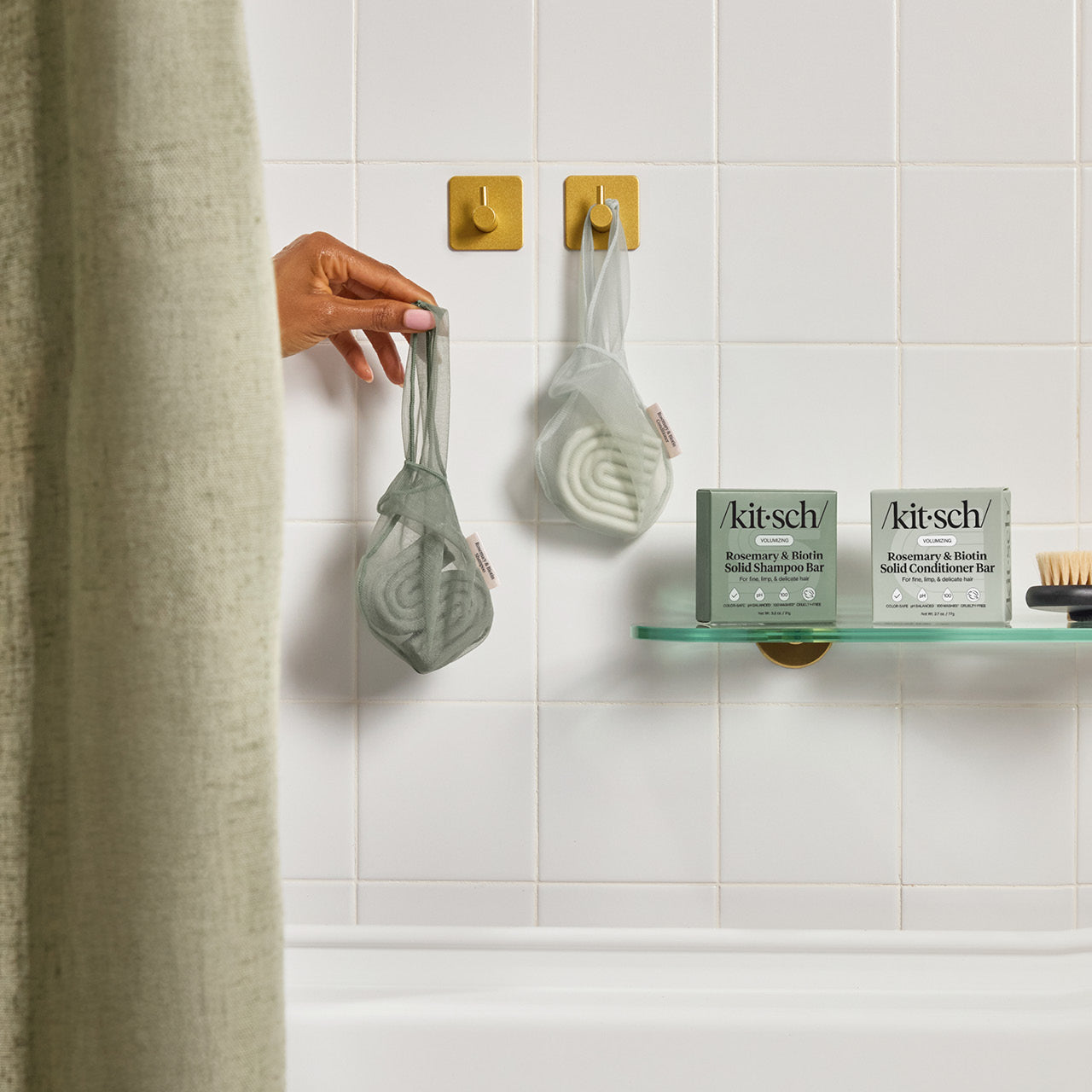 Rosemary & Biotin Shampoo Bar Saver Bag - Image 4