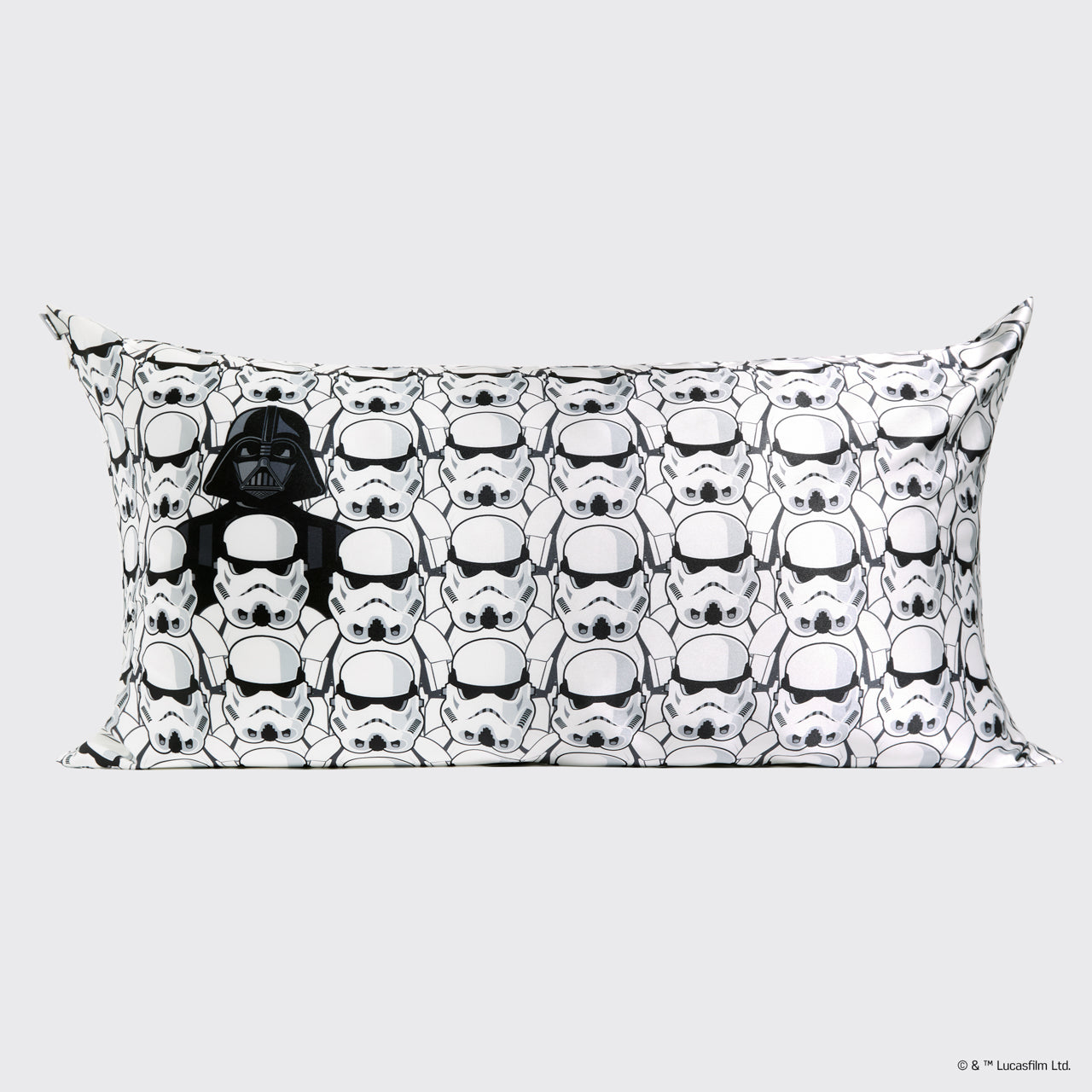 Alternative view of Star Wars & Kitsch Satin Pillowcase in Darth Vader & Stormtroopers - King
