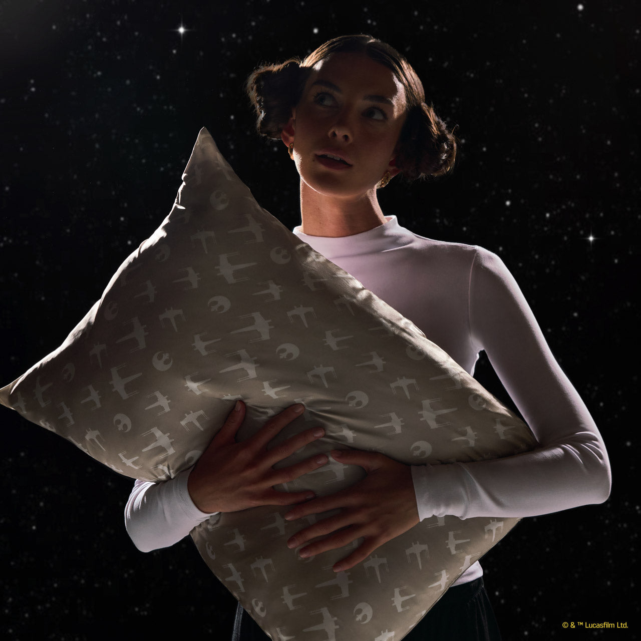Star Wars & Kitsch Satin Pillowcase in Rebel Alliance - Image 3