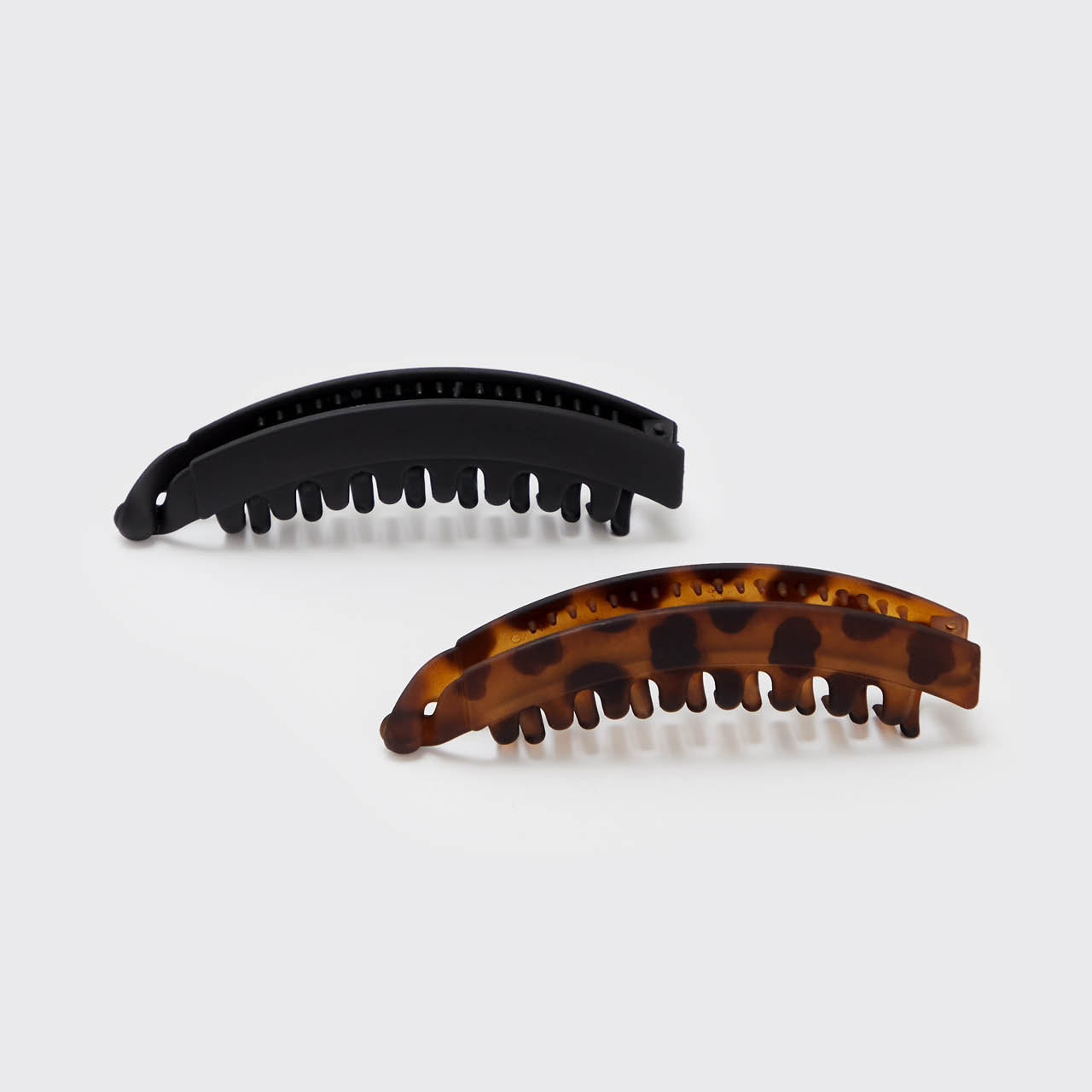 Alternative view of Banana Clip 2pc- Black & Tort