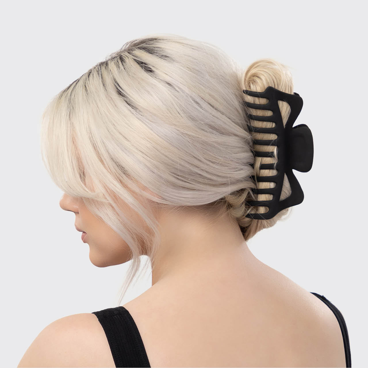 Black & Tort Classic Claw Clips 2pc Set - Jumbo - Image 3