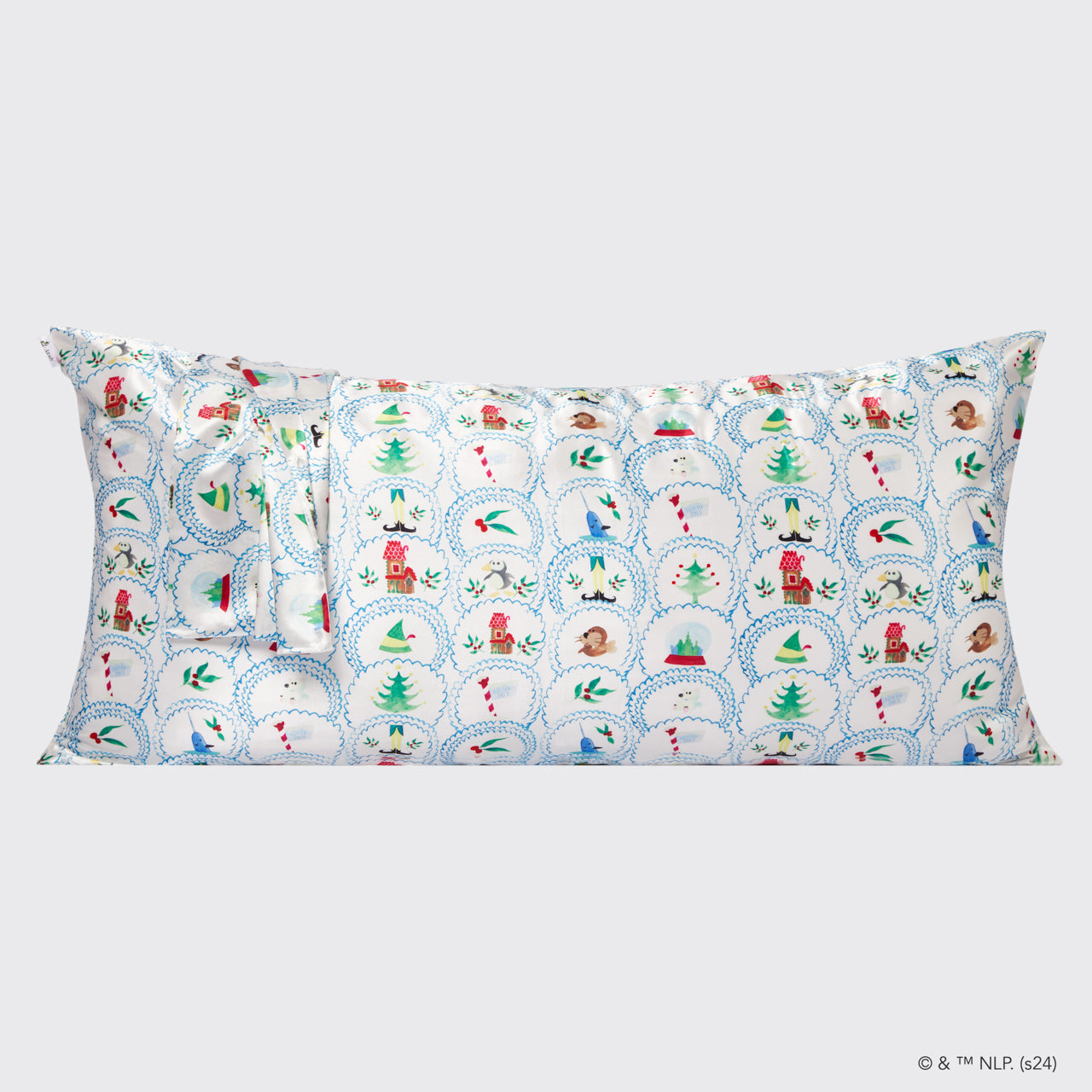 Kitsch x Elf Satin Pillowcase in North Pole - King - Image 2