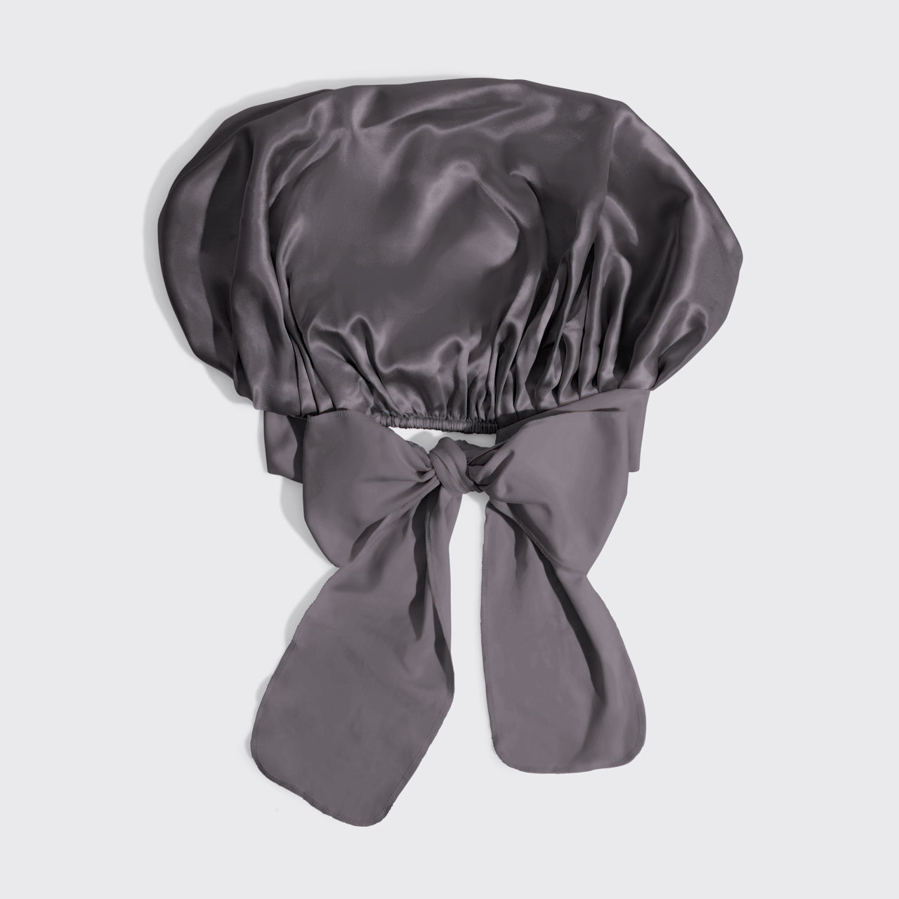 Charcoal Oversized Satin Bonnet - Image 3